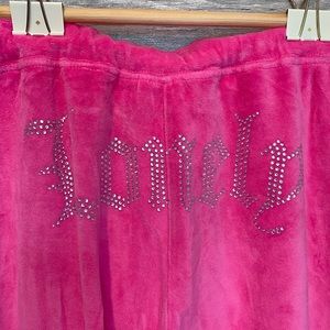 Y2K Pink Lonely Ghost Lounge Pants
